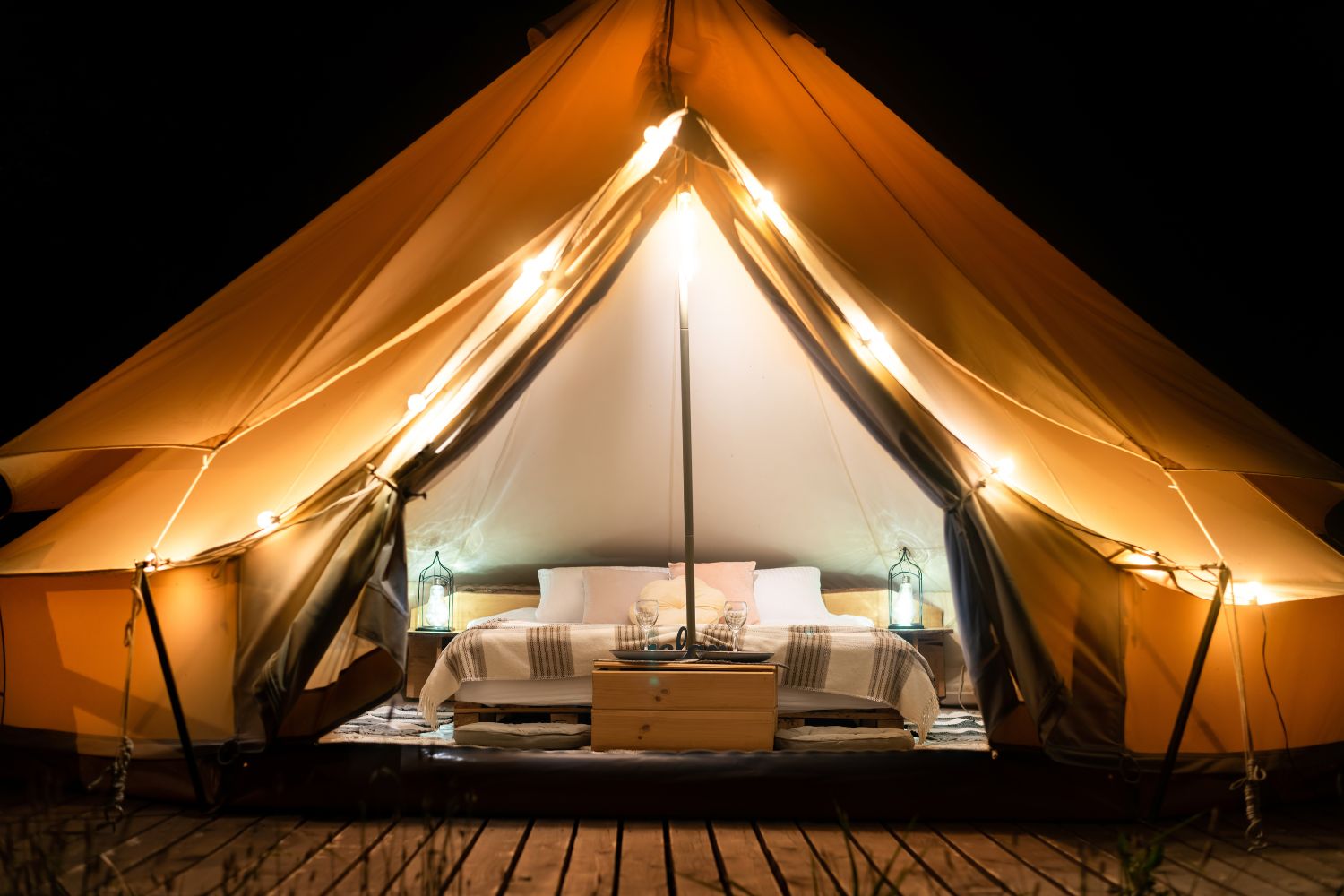 glamping matrace do stanu
